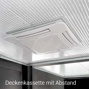 deckenkassette abstand